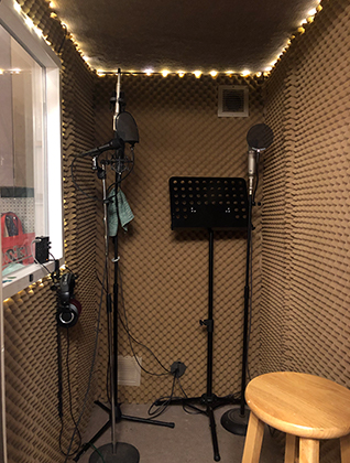 New Vocal Booth for the Woodshop studio!